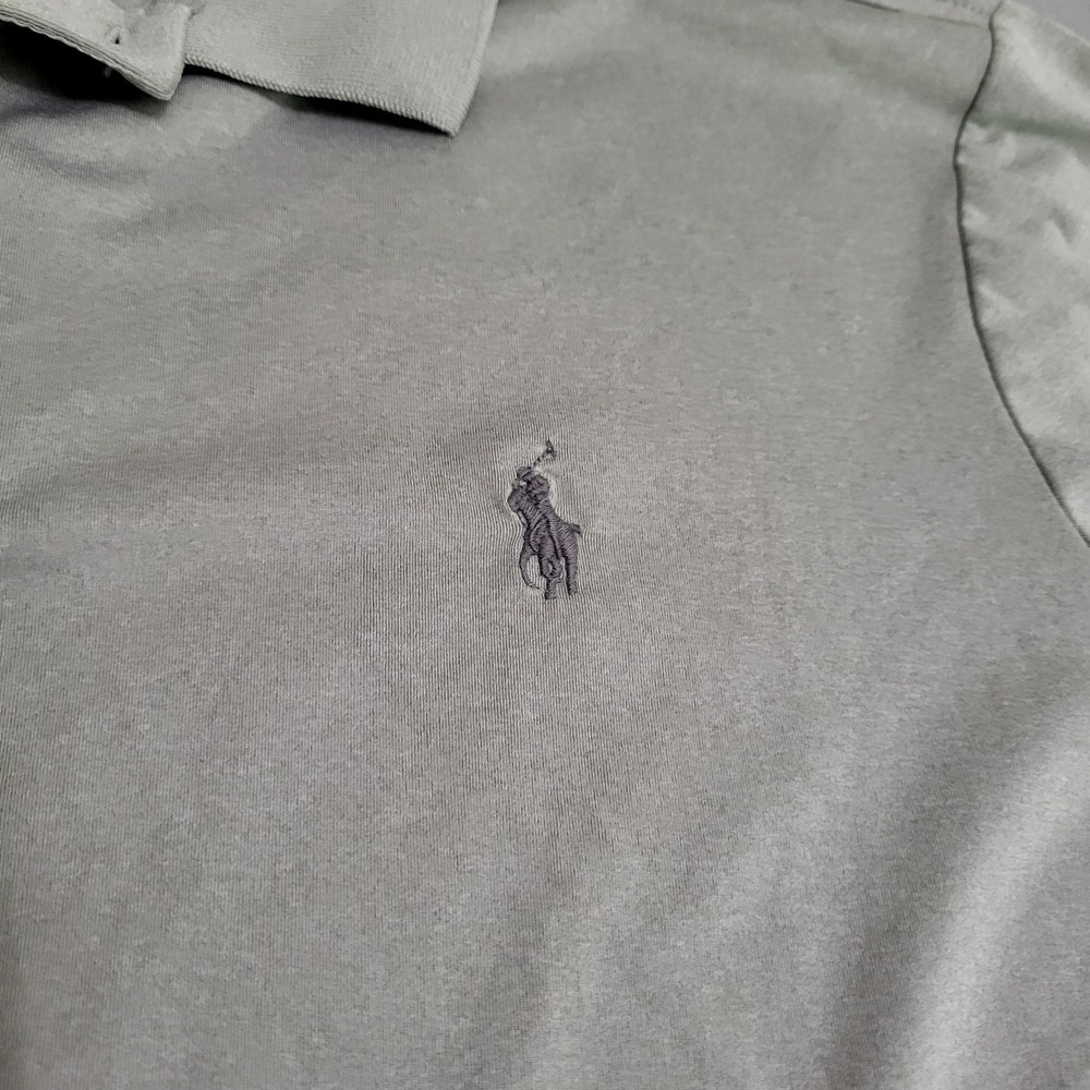 Polo Ralph Lauren Performance Golf Polo Shirt Men's Size L Short Sleeve Gray - Picture 3 of 8